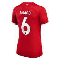 Camiseta Liverpool Thiago Alcantara #6 Primera Equipación Replica 2023-24 para mujer mangas cortas